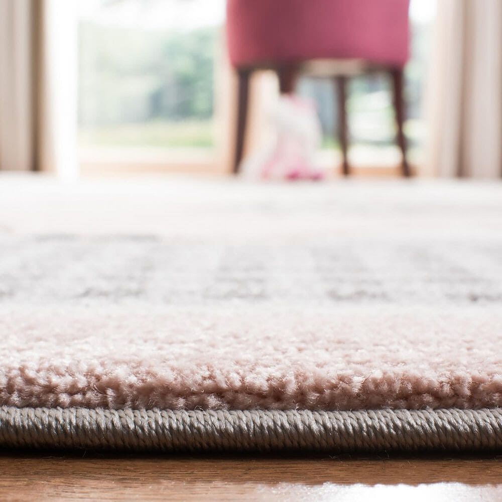 Safavieh Carousel CRK127 2&#39;3&quot; x 6&#39; Pink and Ivory Kids Rug, , large