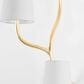 Corbett Lighting Cortona 2-Light Wall Sconce in Vintage Gold Leaf, , large