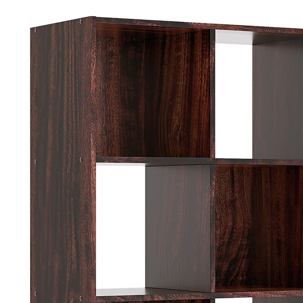 Ashley Glosmount 8-Cube Organizer in Cherry and Light Brown, , large