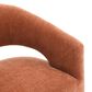 Furniture of America Rivena Modern Arm Chair with Casters in Rustic Orange, , large