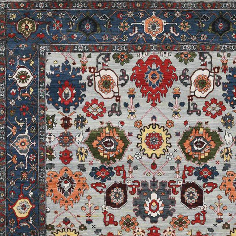 Amer Rugs Antiquity 10&#39; x 14&#39; Sky Blue Denim Area Rug, , large