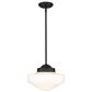 Golden Lighting Ingalls Medium Pendant in Matte Black, , large