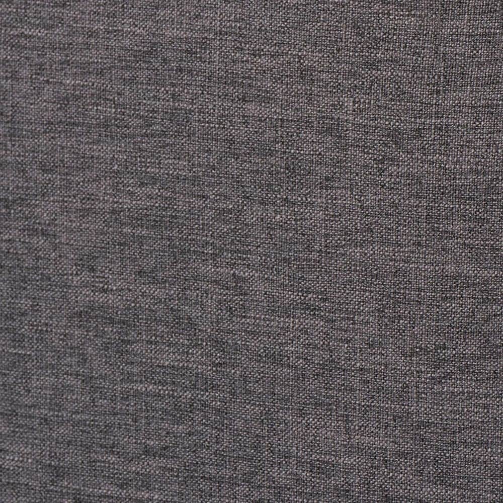Baxton Studio Aubrey Twin Upholstered Panel Headboard in Dark Grey, , large