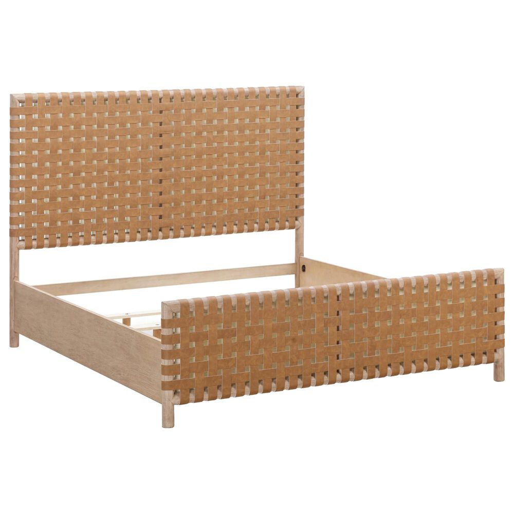 Urban Home Dorsey Queen Platform Bed in Ginger, , large
