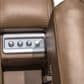 Ashley Knightington Power Reclining Loveseat with Audio Seating in Caramel, , large