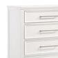 New Heritage Design Andover 5 Drawer Chest in White, , large