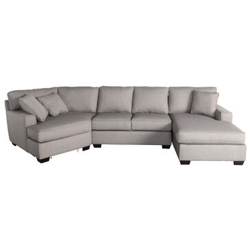 Fulton Home Travis 3-Piece Stationary Sectional with Chaise in Char, , large