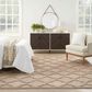 Nourison Easy Care 9" x 12" Natural Beige Indoor/Outdoor Area Rug, , large