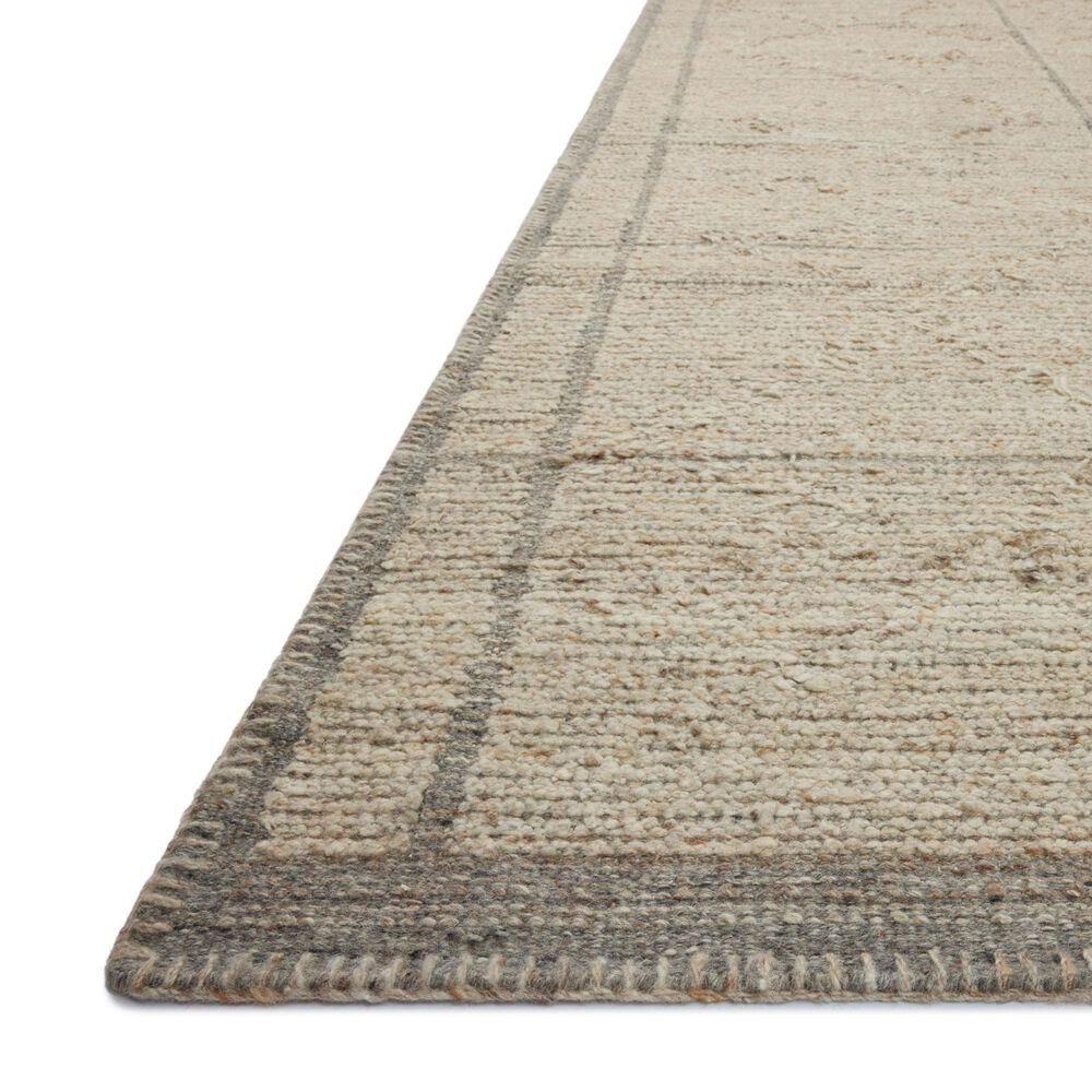 Amber Lewis x Loloi Bowie Fog and Gray 4' x 6' Area Rug, , large