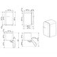 SMEG 4.48 Cu. Ft. Freestanding Compact Refrigerator with Right Hinge in Cream, , large