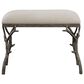 Uttermost Lismore Bench in Antique Silver, , large