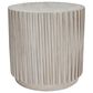 Classic Home Mrytle 24" Round End Table in Mango Wood, , large