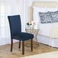 Kinfine Parsons Dining Chair with Dark Navy Cushion in Dark Walnut (Set of 2), , large