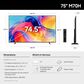 Samsung 75" Class M70H Mini LED 4K UHD Vision AI in Black - Smart TV, , large