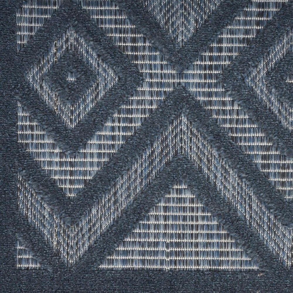 Nourison Versatile 9&#39; x 12&#39; Navy Blue Indoor/Outdoor Area Rug, , large