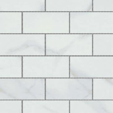 Emser Serendra Luna 2" x 4" Rectangle on 12" x 12" Porcelain Mosaic Sheet, , large