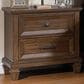New Heritage Design Mariana 2-Drawer Nightstand in Vintage Mocha, , large