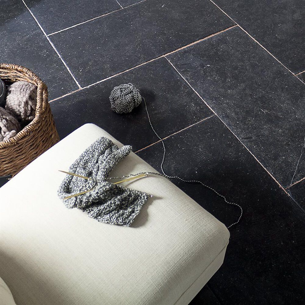 Soho Studio Castlerock Belgian Bluestone 18&quot; x 36&quot; Satin Marble Tile, , large