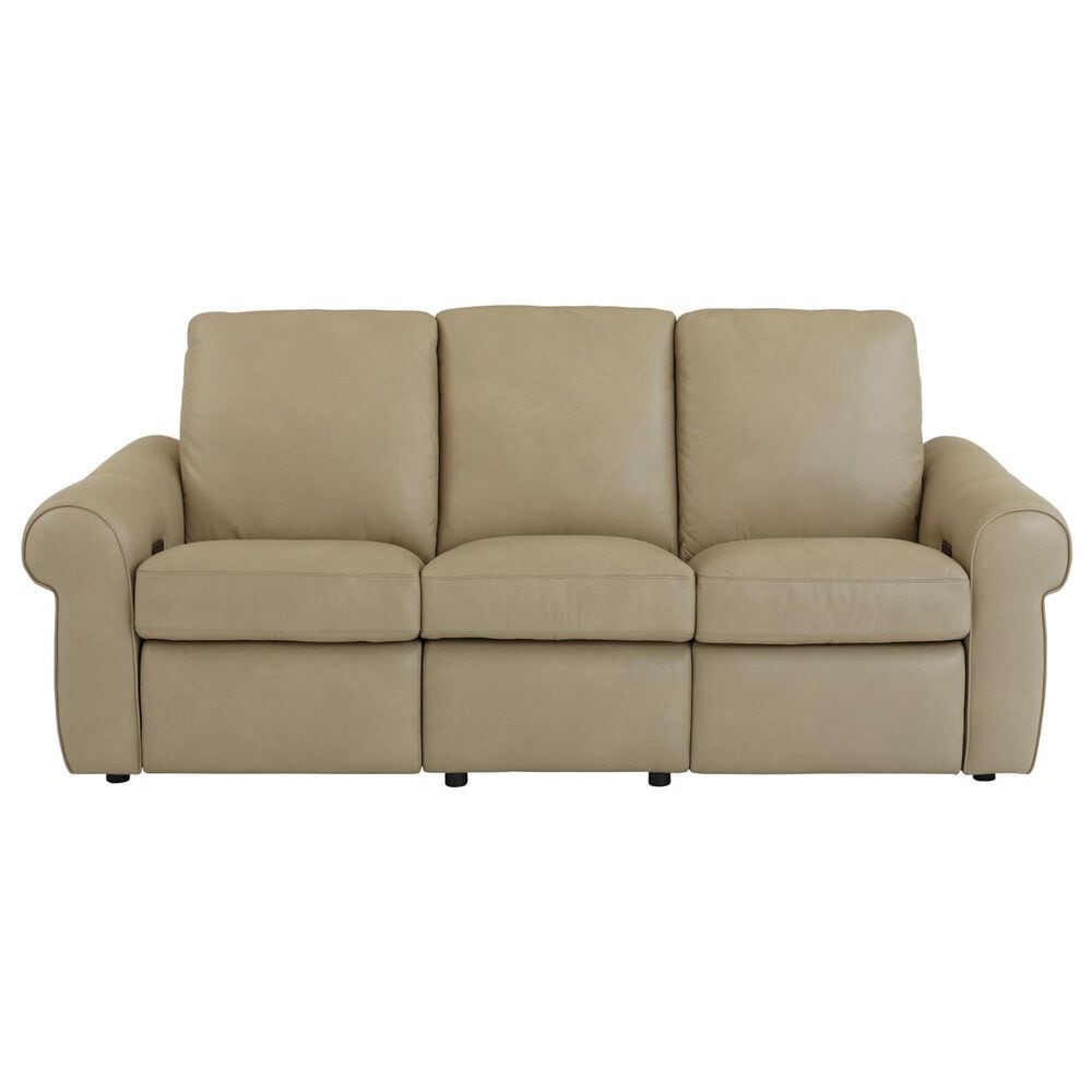 Bassett Bristol Power Motion Sofa with Air Massage in Putty, , large