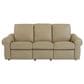 Bassett Bristol Power Motion Sofa with Air Massage in Putty, , large