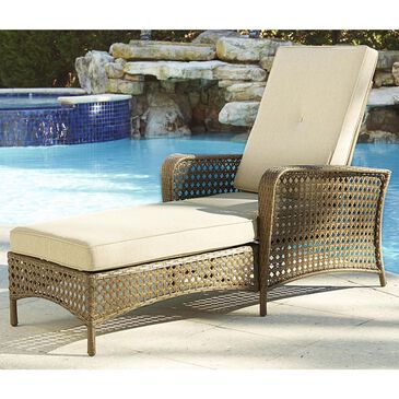 DHP Patio Chaise Lounge in Brown/Tan, , large