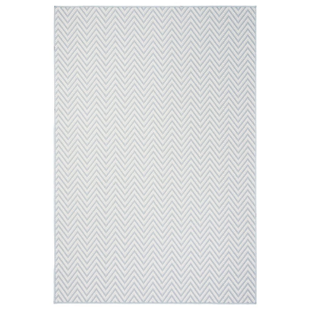 Safavieh Martha Stewart Cyprus Chevron 5"5" x 7"7" Grey and Cream Area Rug, , large