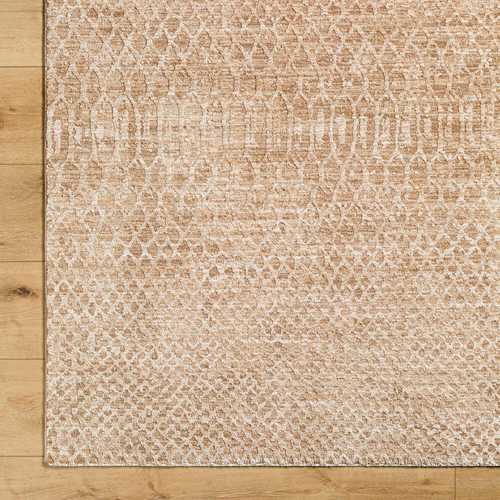 Surya Masterpiece MPC-2302 Beige, Tan and Medium Brown 2&#39;7&quot; x 7&#39;3&quot; Runner, , large