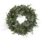 The Gerson Company 32" Pine Wreath with LED Lights in Green, , large