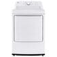 LG 4.1 Cu. Ft. Top Load Washer and 7.3 Cu. Ft. Gas Dryer Laundry Pair in White, , large