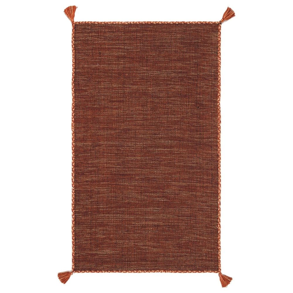Safavieh Montauk 3" x 5" Orange and Black Area Rug, , large