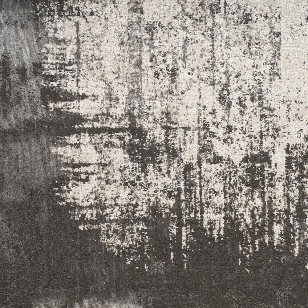 Nourison Desire Grey and Ivory 5&#39;3&quot; x 7&#39;3&quot; Area Rug, , large