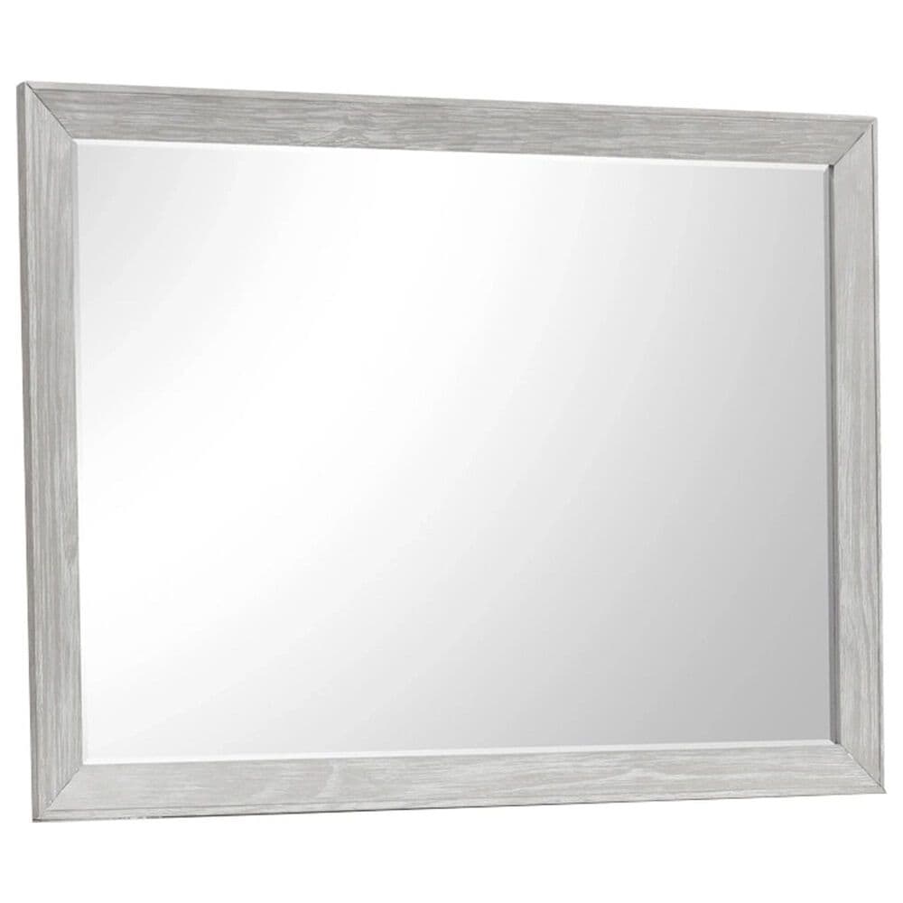 New Heritage Design Fiona Dresser Mirror in Mist Gray, , large