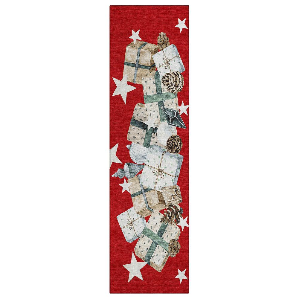 Dalyn Rug Company Wonderland WN33 Red 2"3" x 7"6" Runner, , large