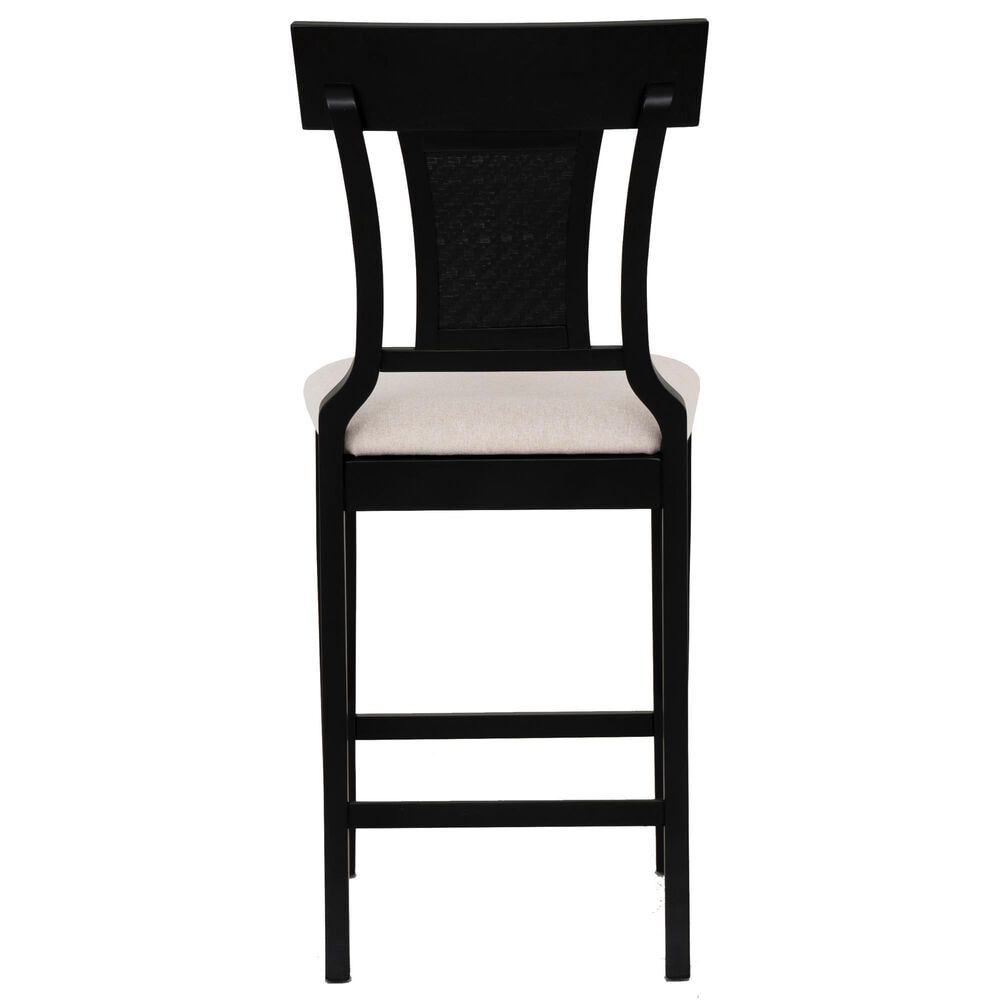 Linon Home Decor Rylan Counter Stool in Black, , large