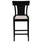 Linon Home Decor Rylan Counter Stool in Black, , large