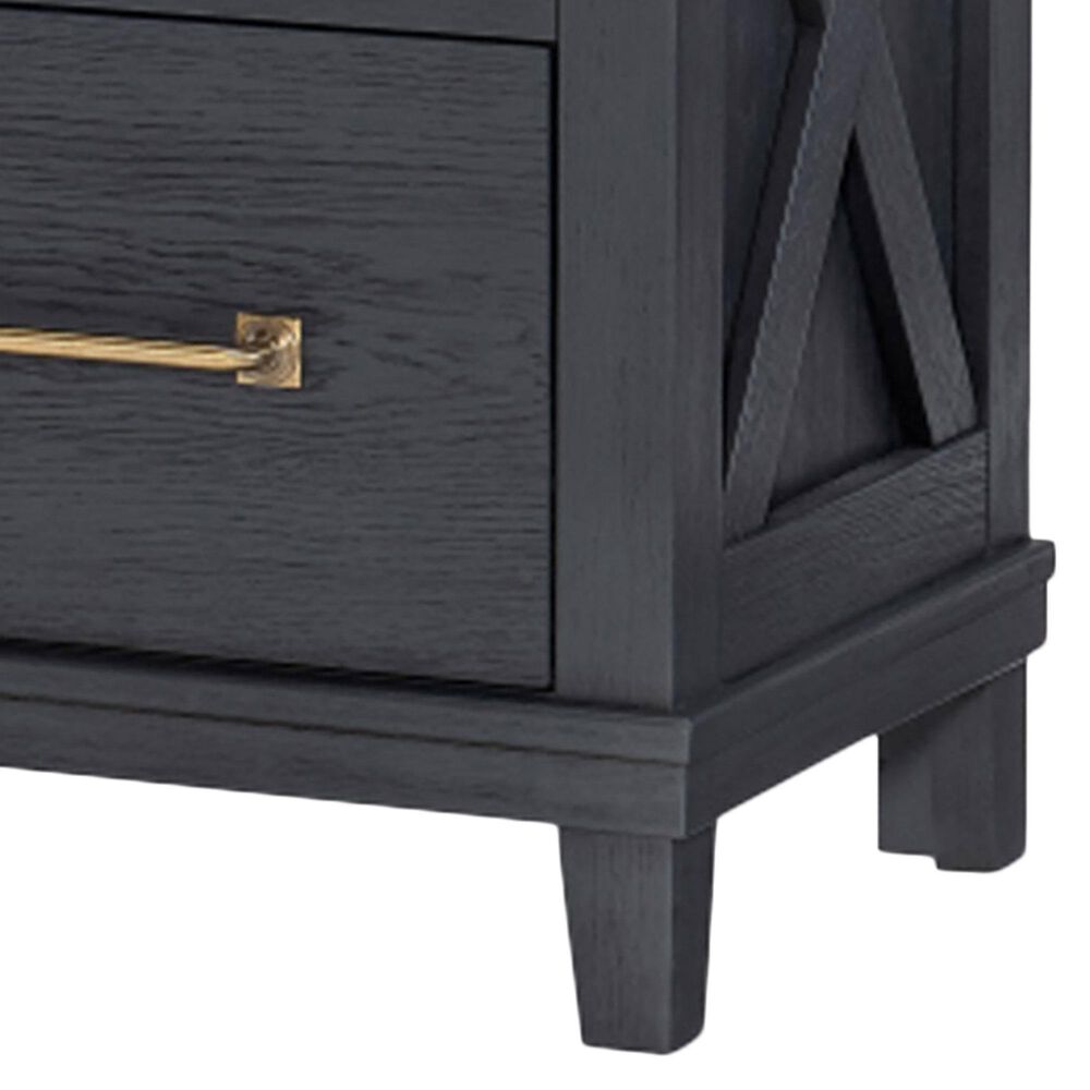 Legacy Classic Flatiron 4-Piece Full Trundle Bedroom Set in Midnight, , large