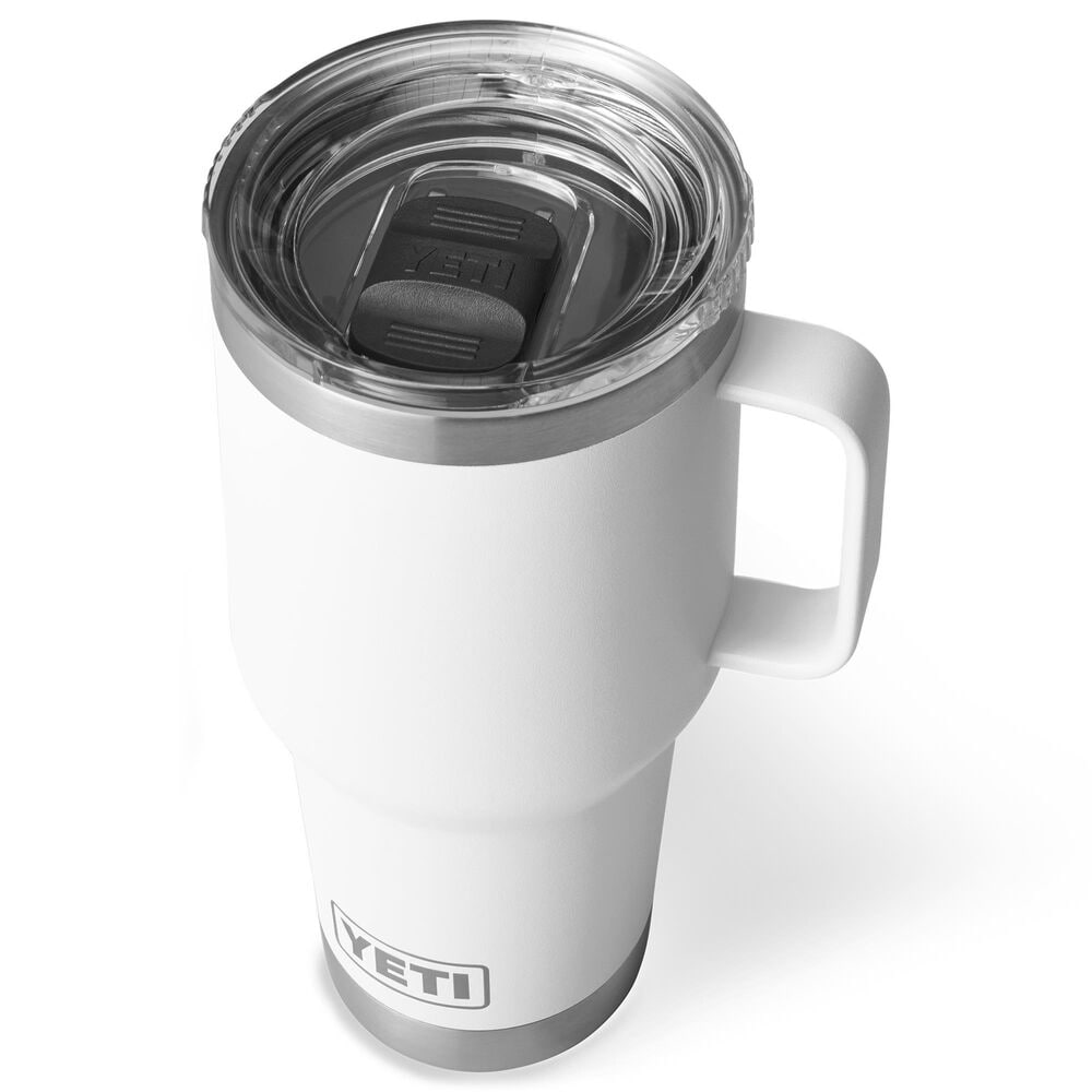 YETI Rambler 30 Oz Travel Mug with StrongHold Lid in White, , large