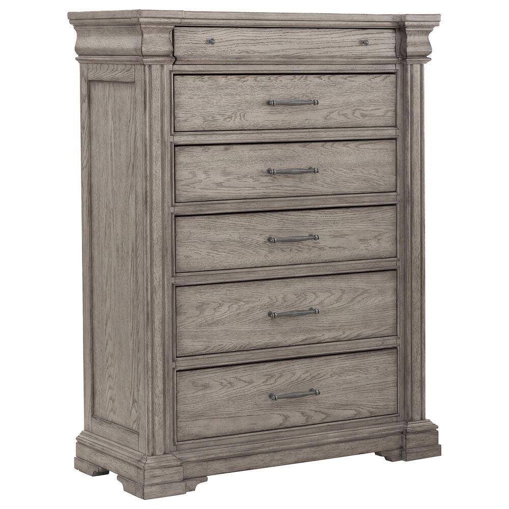 Chapel Hill Madison Ridge 5-Piece Queen Storage Bedroom Set in Bluff Gray, , large