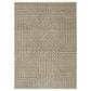 Oriental Weavers Echo ECH01 Beige and Grey 7"10" x 10"10" Area Rug, , large