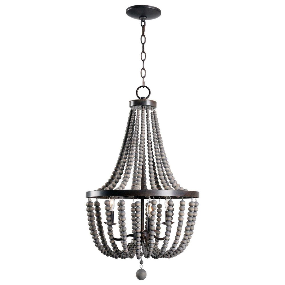Kenroy Dumas 3-Light Chandelier in Golden Bronze, , large