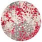 Safavieh Madison MAD425R 5" Round Grey and Red Area Rug, , large