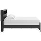Ashley Broachmyn King Bookcase Bed in Black and Gray, , large