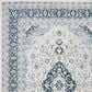Safavieh Isabella 6"7" Square Cream and Dark Blue Area Rug, , large