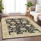 Dalyn Rug Company Hatay HY2 5" x 7"6" Black Area Rug, , large