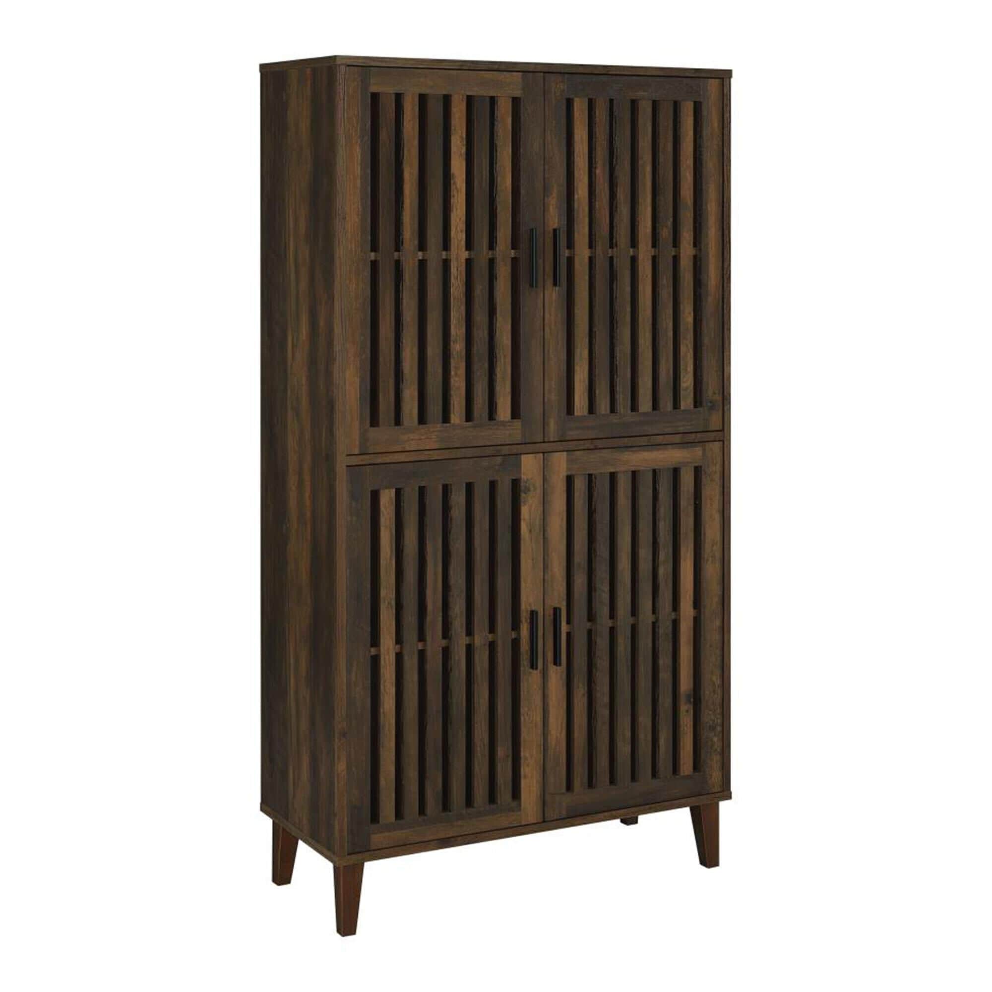 Tall accent store cabinet with doors