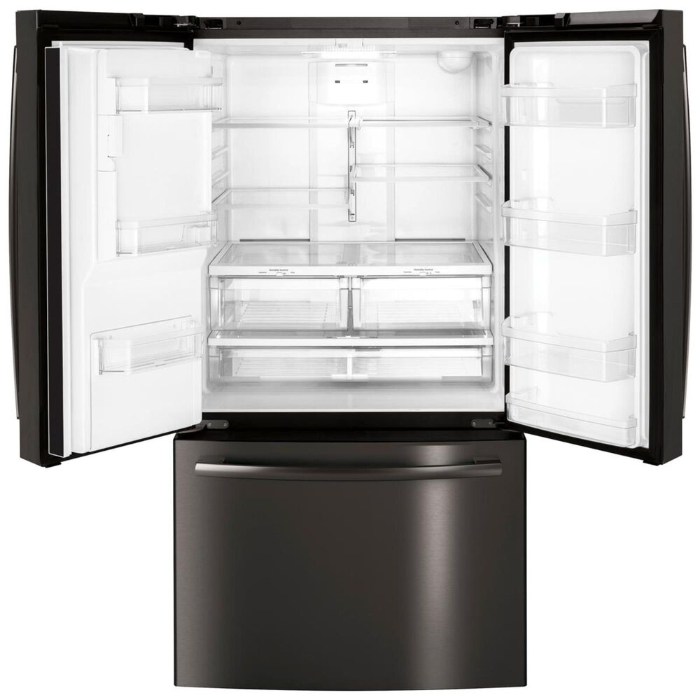 GE Appliances 25.5 Cu. Ft. French Door Refrigerator in Black Slate, , large
