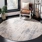Safavieh Invista INV432A 6"7" Round Cream and Grey Area Rug, , large