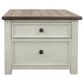 Ashley Bolanburg Lift Top Cocktail Table in Weathered Oak and Antique White, , large