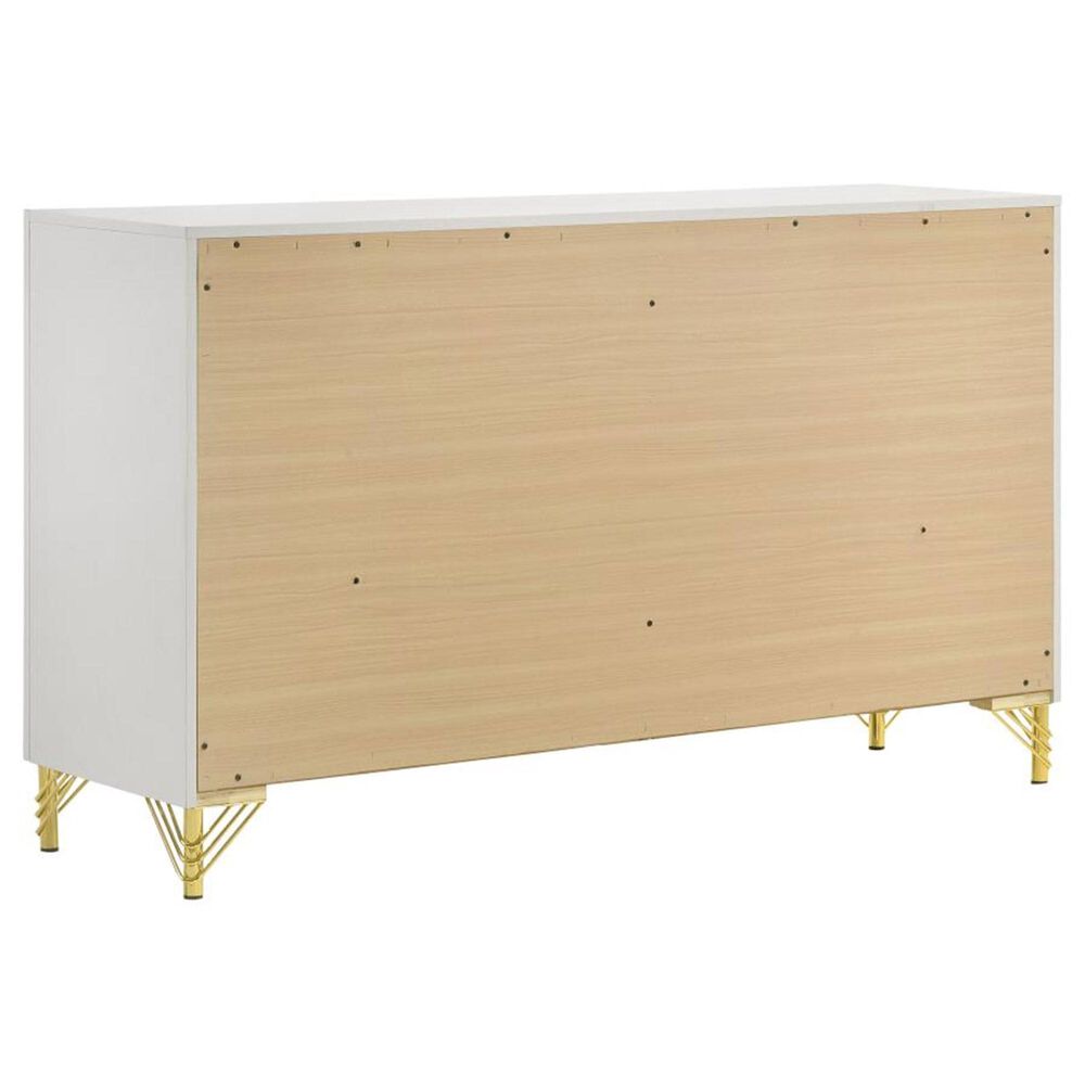 Pacific Landing Lucia 5-Piece King Bedroom Set in Beige, , large