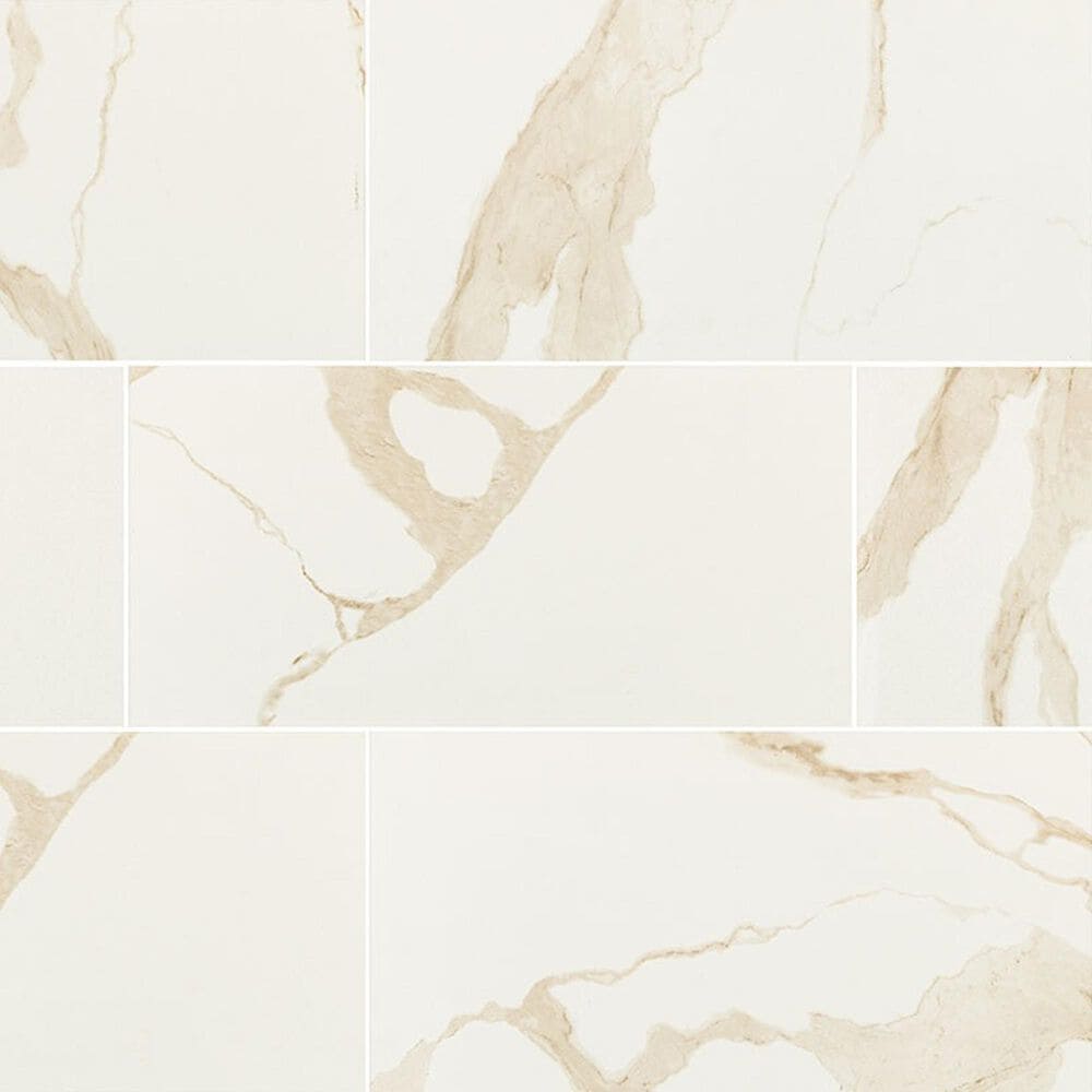 MS International Eden Calacatta 24" x 48" Matte Porcelain Tile, , large